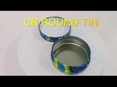 Círculo gomoso resistente Tin Boxes da criança