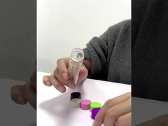 Tubos de vidro de pré-rolo com tampa de parafuso de plástico