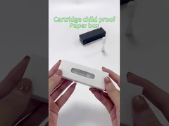 Cartão de papel de embalagem de cartucho de vape personalizado