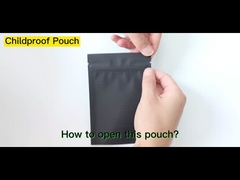 Sacos Mylar Negros Resistentes a Crianças