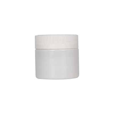 Frascos plásticos brancos da prova 3oz da criança para o armazenamento da marijuana