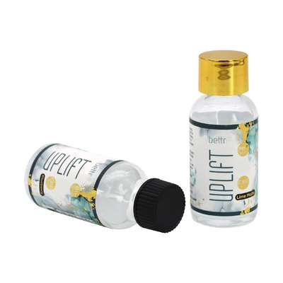 Frasco de vidro Boston para cuidados da pele com óleo de luxo por atacado de 30ml com tampa de rosca