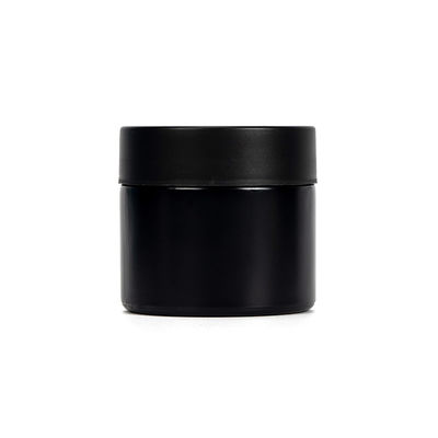Blocos de vidro da erva daninha do frasco 2oz de vidro preto sem perigo para as crianças