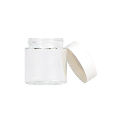 Prova de vidro resistente do cheiro do frasco da erva daninha da criança larga da boca