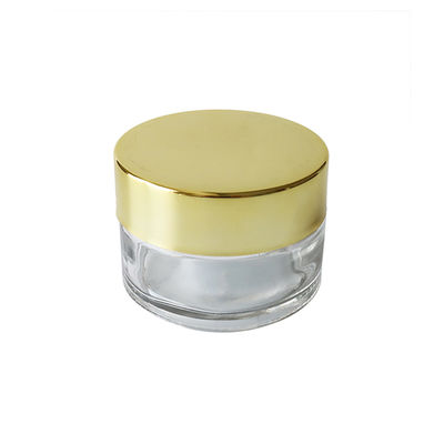 frasco de vidro da erva daninha do espaço livre 1oz com prova sem perigo para as crianças do cheiro da tampa do ouro