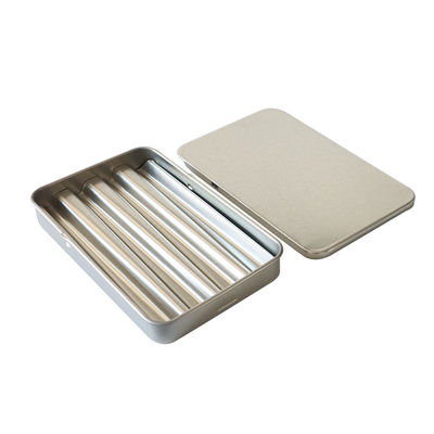 Corrediça resistente Tin Box da caixa do metal do cigarro de Preroll das latas da criança reusável