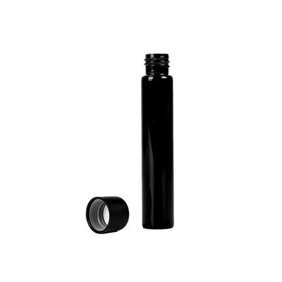 O vidro de Clear Black rola pre o tubo com a tampa resistente 22x116mm do parafuso da criança