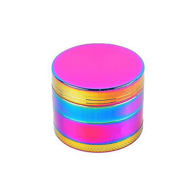 4 do arco-íris do metal camadas da liga de Herb Tobacco Grinder Portable Zinc