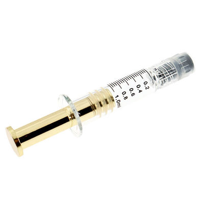 Atuador de vidro do metal da seringa do fechamento da categoria médica 1ml Luer