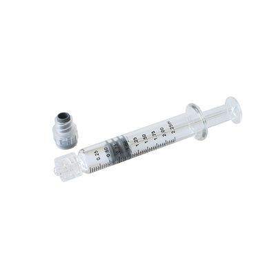seringa do fechamento de Luer do óleo do  2.25ml com prova do escape do tampão
