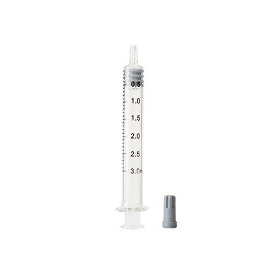 Seringa do fechamento do vidro 3ml Luer do deslizamento de Luer reusável para o óleo puro