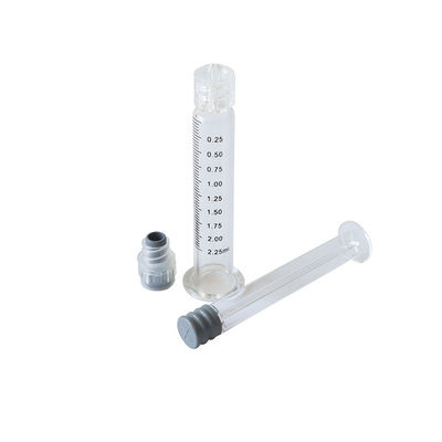 Seringa de vidro do óleo do  CBD de Prefillable da seringa do fechamento de Luer do deslizamento de Luer