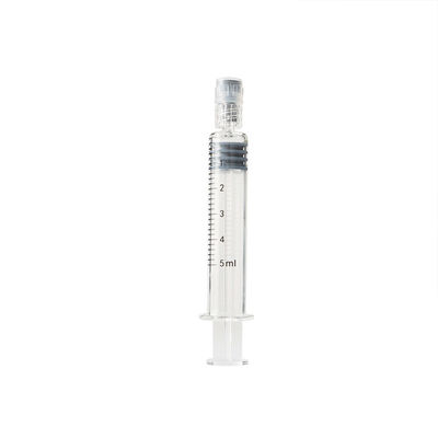Seringa do fechamento do tampão 5mL Luer do fechamento de Luer da seringa do óleo do cânhamo THC com agulha