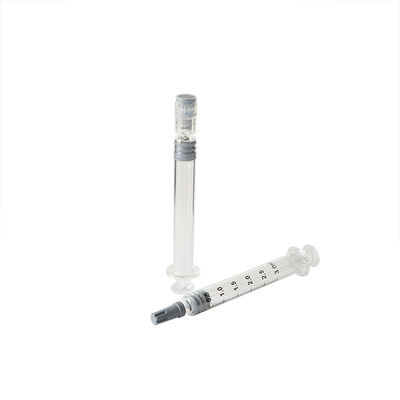 Seringas de vidro estéreis da ponta do fechamento de Luer para a seringa da solha do óleo 3ml de CBD