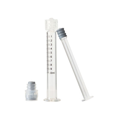 Seringa de vidro médica da seringa 3ml do fechamento de Prefillable Luer da categoria para o óleo do  CBD