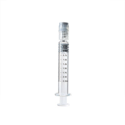 Seringa de vidro 2.25ml do fechamento estéril reusável de Luer para o óleo do cânhamo CBD