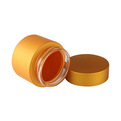 Do frasco de vidro da flor do cânhamo do frasco 2oz da erva daninha da prova do cheiro do ouro logotipo feito sob encomenda