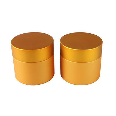 Tampão de parafuso de vidro do frasco da erva daninha do ouro largo da boca 2oz para o