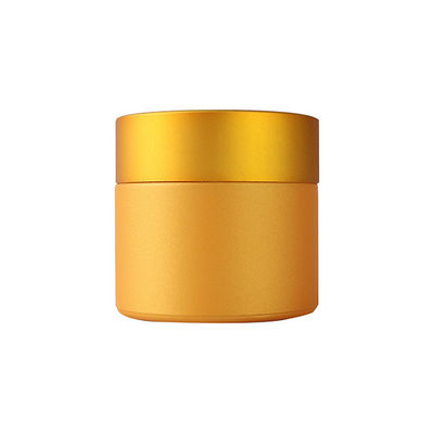Do frasco de vidro da flor do cânhamo do frasco 2oz da erva daninha da prova do cheiro do ouro logotipo feito sob encomenda