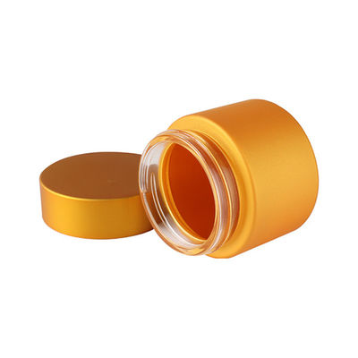 Tampão de parafuso de vidro do frasco da erva daninha do ouro largo da boca 2oz para o