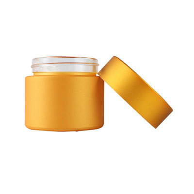 Tampão de parafuso de vidro do frasco da erva daninha do ouro largo da boca 2oz para o