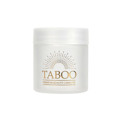 Frasco de erva de vidro de qualidade superior com design de lado reto-CR Certificado Jar à prova de crianças 1oz 2oz 3oz 4oz 5oz