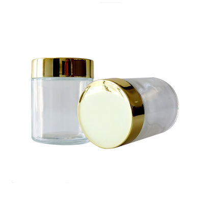 Frasco de erva de vidro de qualidade superior com design de lado reto-CR Certificado Jar à prova de crianças 1oz 2oz 3oz 4oz 5oz