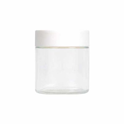 Frasco de erva de vidro de qualidade superior com design de lado reto-CR Certificado Jar à prova de crianças 1oz 2oz 3oz 4oz 5oz