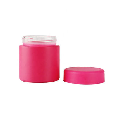 Frasco de erva de vidro de qualidade superior com design de lado reto-CR Certificado Jar à prova de crianças 1oz 2oz 3oz 4oz 5oz