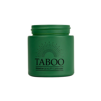 Criança de vidro do frasco 3.5g da erva daninha da cor feita sob encomenda resistente para flores do
