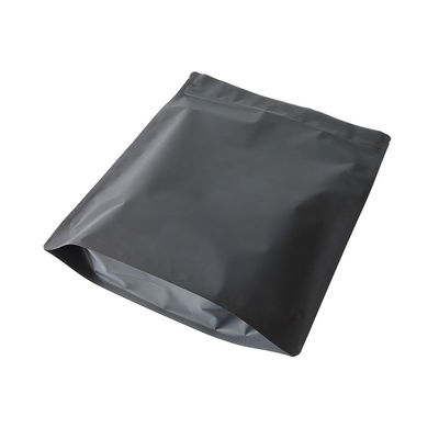 1LB a flor seca Mylar remove ervas daninhas de empacotar 1 libra Matte Black Mylar Barrier Bags