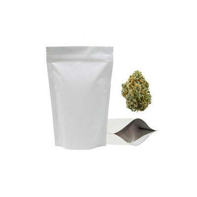 erva daninha de 28g 454g CBD Mylar que empacota o revestimento Ziplock do toque macio do saco da marijuana
