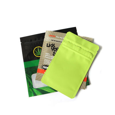 A erva daninha feita sob encomenda do saco Ziplock de Mylar embala o  floresce o empacotamento