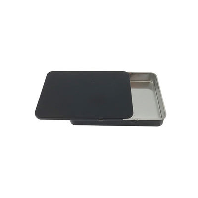 A caixa preta 5pcs do suporte comum do metal rola pre o  Tin Box retangular
