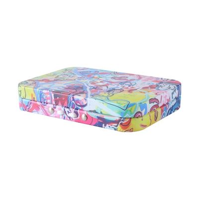 Criança imprimindo feita sob encomenda Tin Cases resistente com tampas articuladas