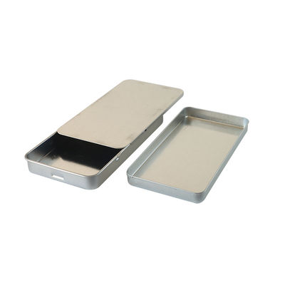 Criança retangular Tin Box With Metal Insert resistente do