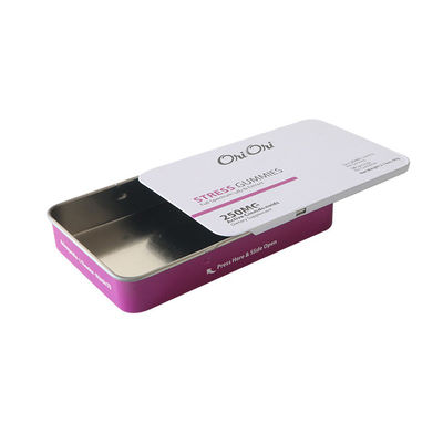 Latas resistentes impressas feitas sob encomenda do rolo da junção de Tin Box For  Edible da criança pre