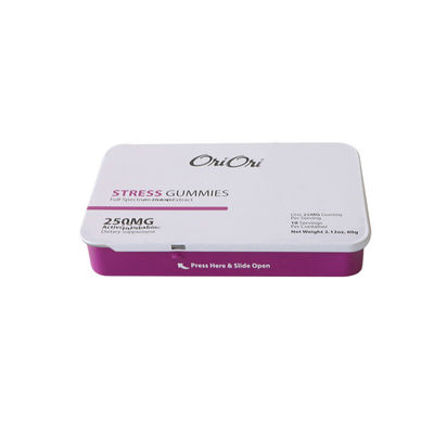 Latas resistentes impressas feitas sob encomenda do rolo da junção de Tin Box For  Edible da criança pre