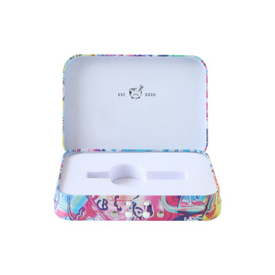 Criança Tin Box resistente para o metal Tin Case da Articular-tampa do CR de Vapes