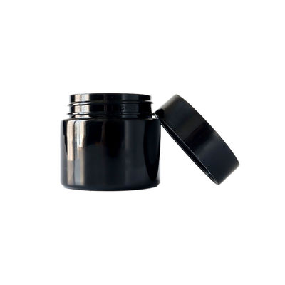 Empacotamento em linha reta tomado partido de empacotamento dos frascos da erva daninha 3oz plástica preta hermética 8o