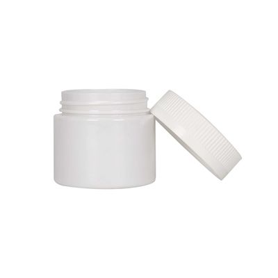 Frascos plásticos brancos da prova 3oz da criança para o armazenamento da marijuana