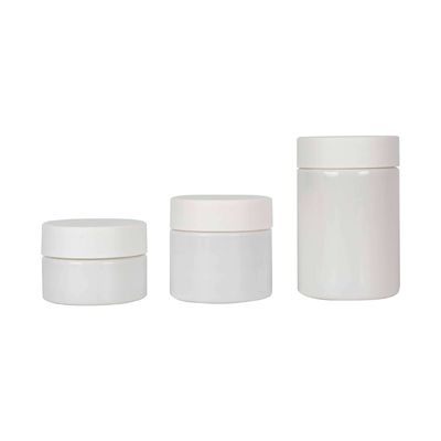 Tampa sem perigo para as crianças dos recipientes plásticos feitos sob encomenda da erva daninha para o  5oz 6oz 8oz