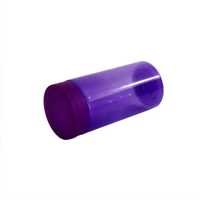 Frasco de ervas daninhas de plástico com tampa de rosca resistente a crianças