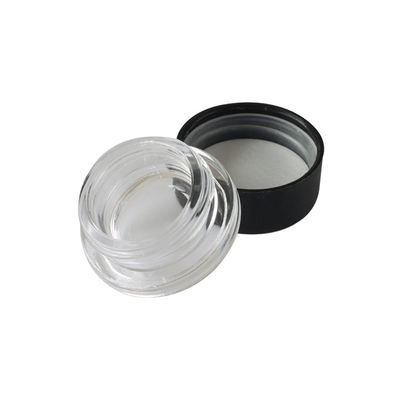 Resistente a crianças 9 ml frasco de vidro concentrado para óleo de cera bálsamo labial CR recipiente Dab