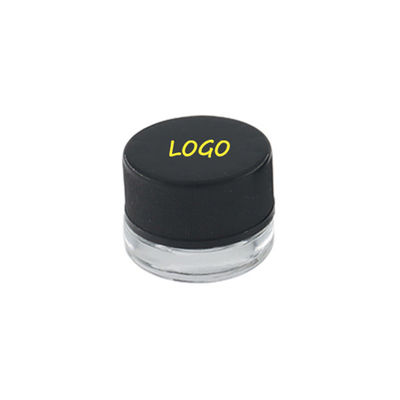 Frasco de vidro transparente de 5 ml, tampa à prova de crianças, frasco quadrado, frasco concentrado, embalagem com tampa à prova de crianças