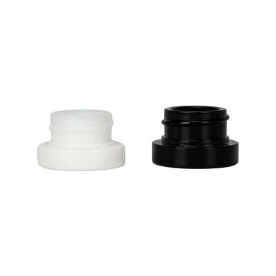 Frasco de vidro 5ml do concentrado preto branco natural para o fragmento da resina da cera do