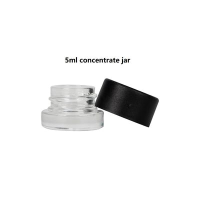 Frasco de vidro do concentrado feito sob encomenda da cor 9ml 5ml com a tampa resistente do parafuso da criança