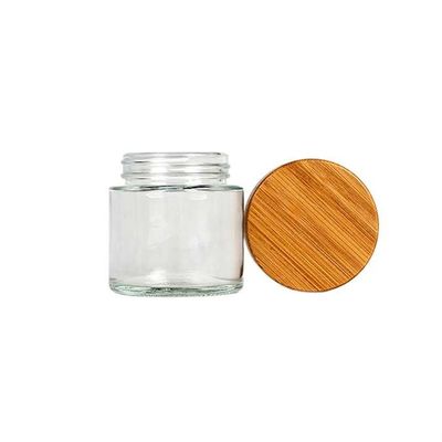 O tampão de bambu do recipiente de armazenamento da marijuana do centro de detecção e de controlo 3oz 3,5 gramas remove ervas daninhas de frascos de empacotamento
