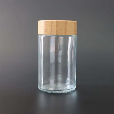 frasco de vidro sem perigo para as crianças do armazenamento 6oz para o vidro de empacotamento da erva daninha da flor do