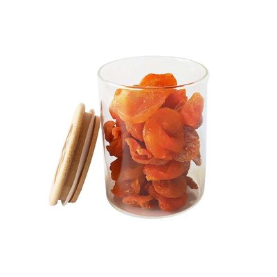 Frasco hermético do vidro de Borosilicate do produto comestível com tampa 18oz - 28 gramas